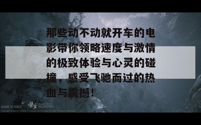 那些动不动就开车的电影带你领略速度与激情的极致体验与心灵的碰撞，感受飞驰而过的热血与震撼！