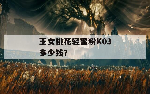 玉女桃花轻蜜粉K03多少钱？