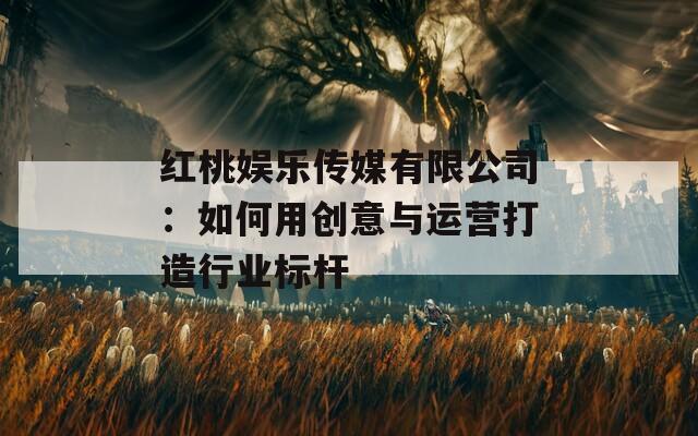 红桃娱乐传媒有限公司：如何用创意与运营打造行业标杆