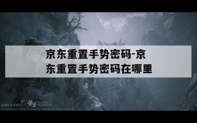 京东重置手势密码-京东重置手势密码在哪里