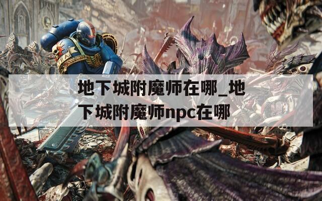 地下城附魔师在哪_地下城附魔师npc在哪
